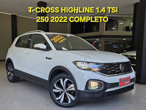 VOLKSWAGEN T-CROSS 1.4 250 TSI TOTAL FLEX HIGHLINE AUTOMÁTICO VOLKSWAGEN T-CROSS 1.4 250 TSI TOTAL FLEX HIGHLINE AUTOMÁTICO